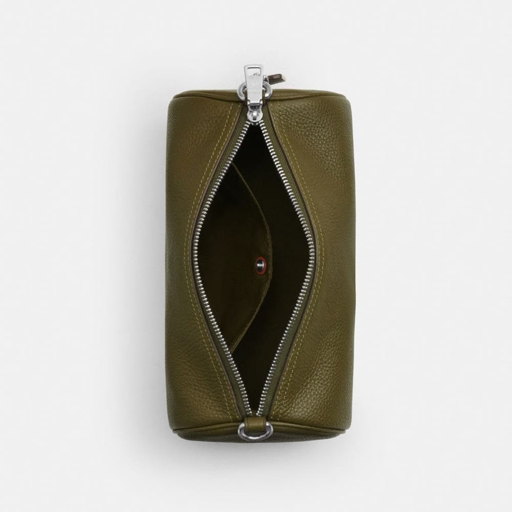 Coach Andre Barrel Bag 24 Silver Olive