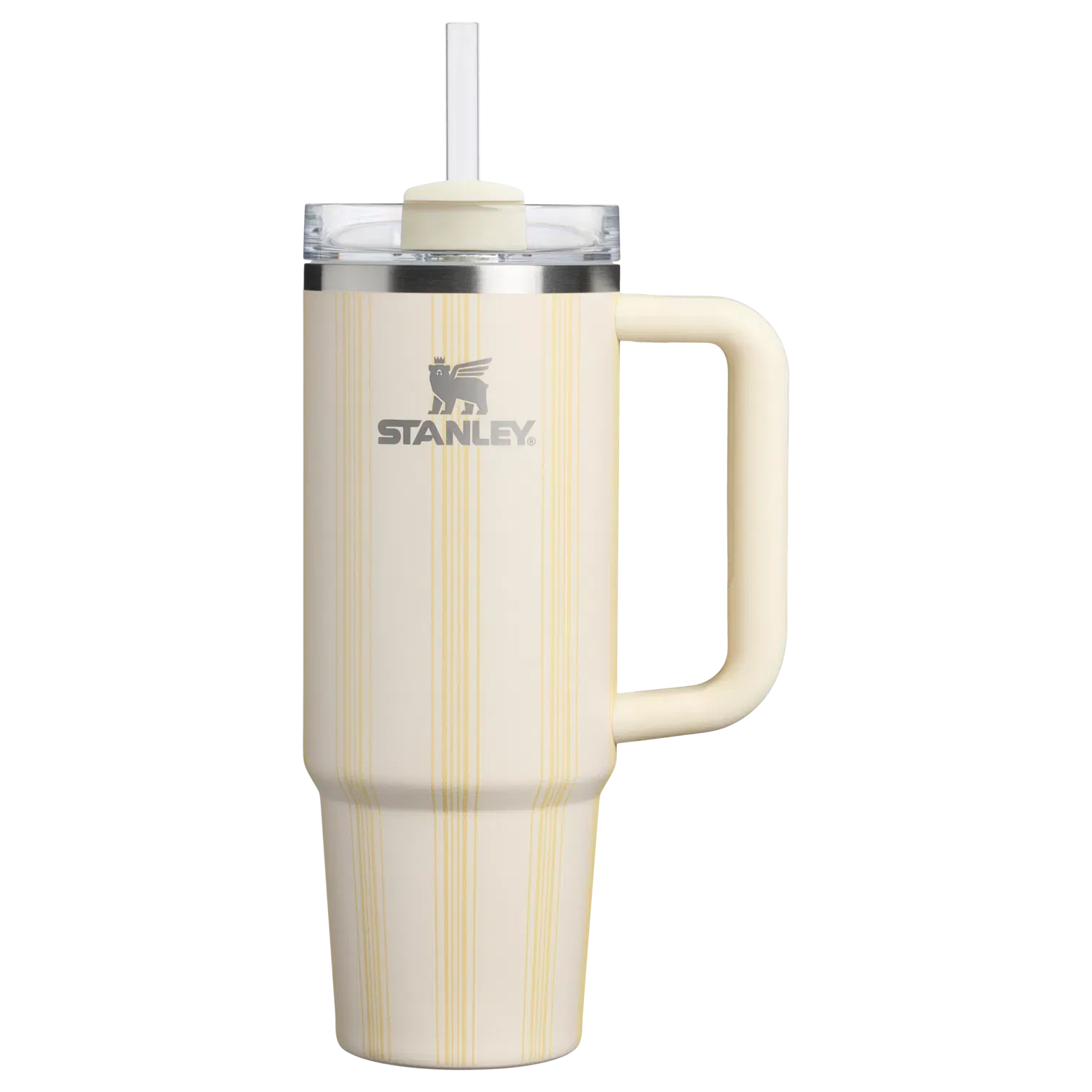 Stanley The Quencher H2.0 Flowstate Tumbler | 30 OZ Cream Picnic Stripe