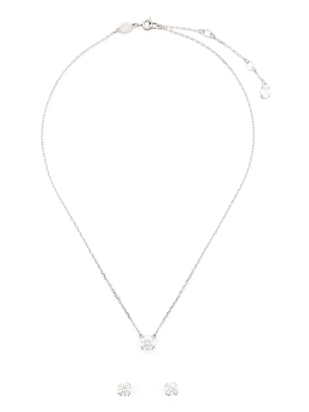 Constella round-cut earrings
