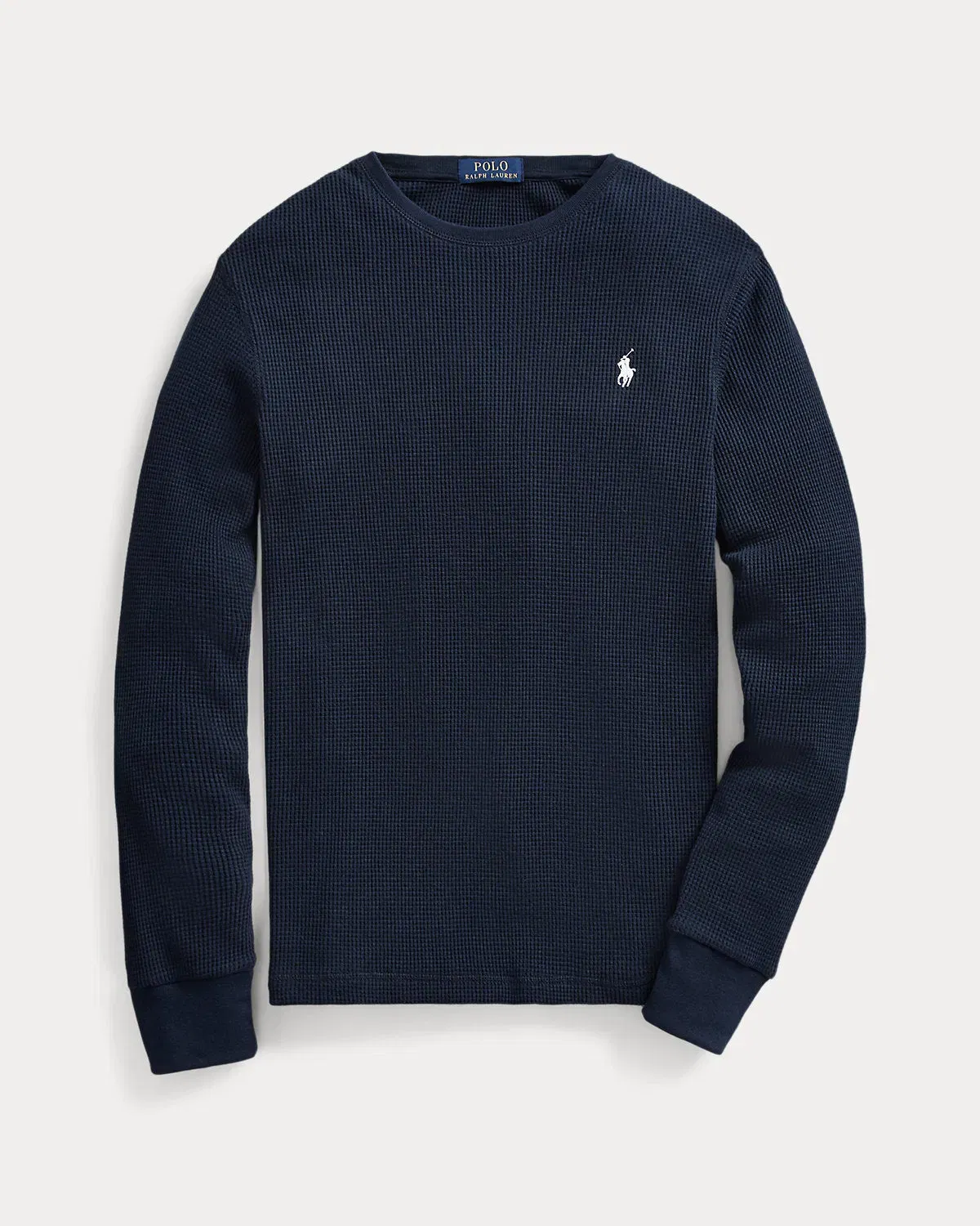 Ralph Lauren WaffleKnit Cotton Crewneck
