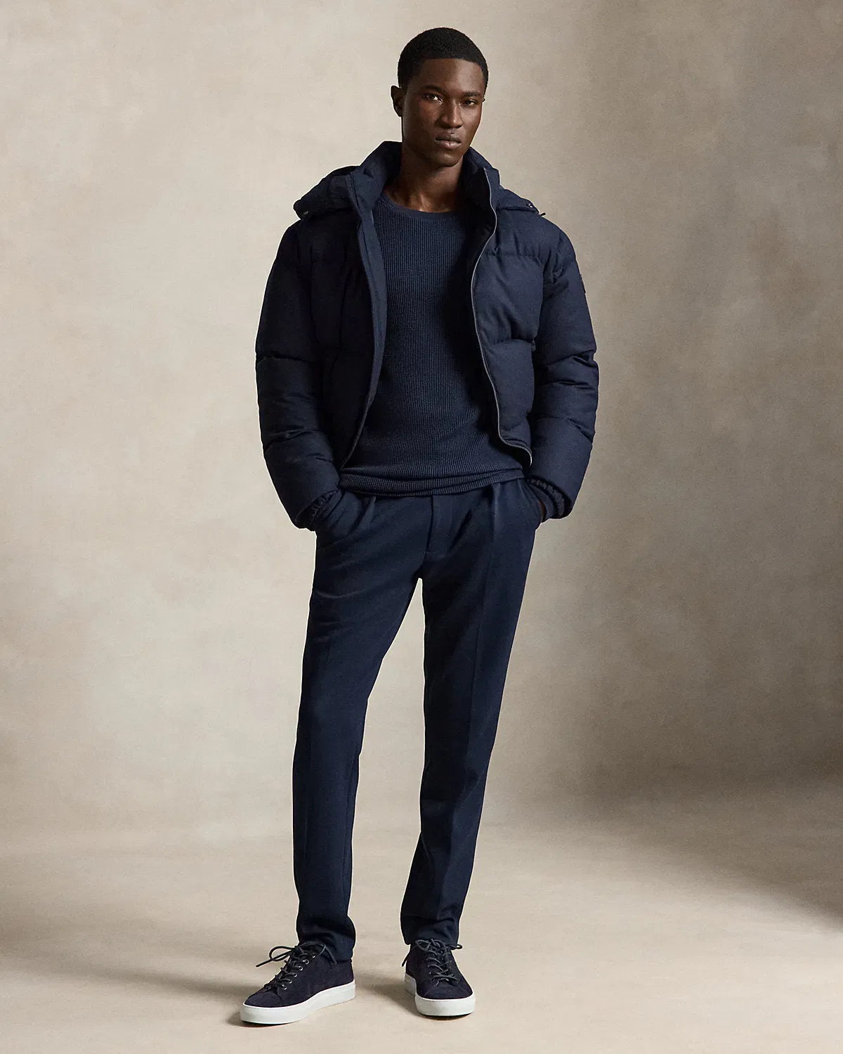 Ralph Lauren WaffleKnit Cotton Crewneck