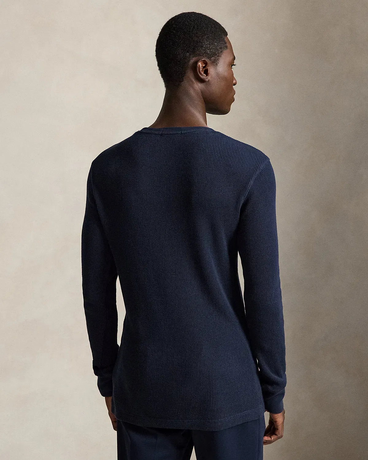 Ralph Lauren WaffleKnit Cotton Crewneck
