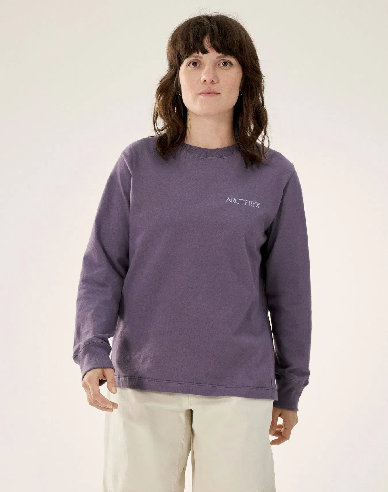 Arc'teryx Kragg Cotton Bird Crew Neck Shirt LS Women's Lt Moondrop