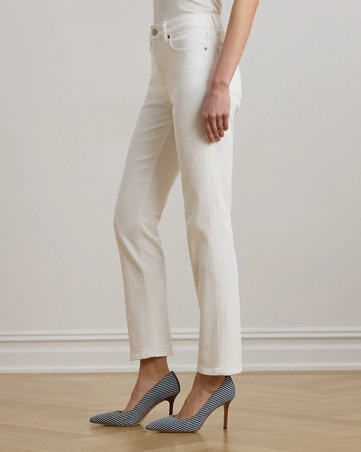 Ralph Lauren HighRise Straight Ankle Jean