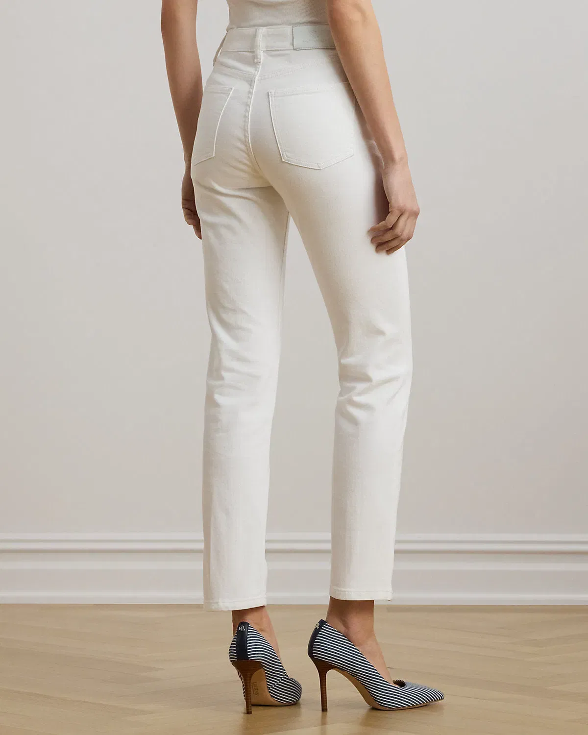 Ralph Lauren HighRise Straight Ankle Jean