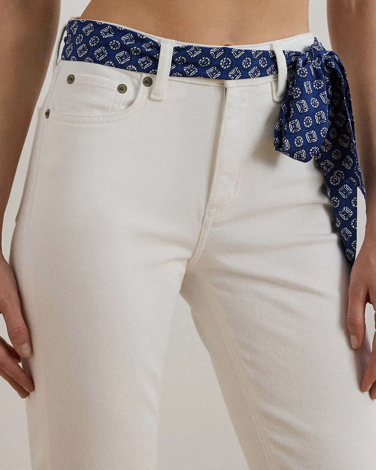 Ralph Lauren HighRise Straight Ankle Jean