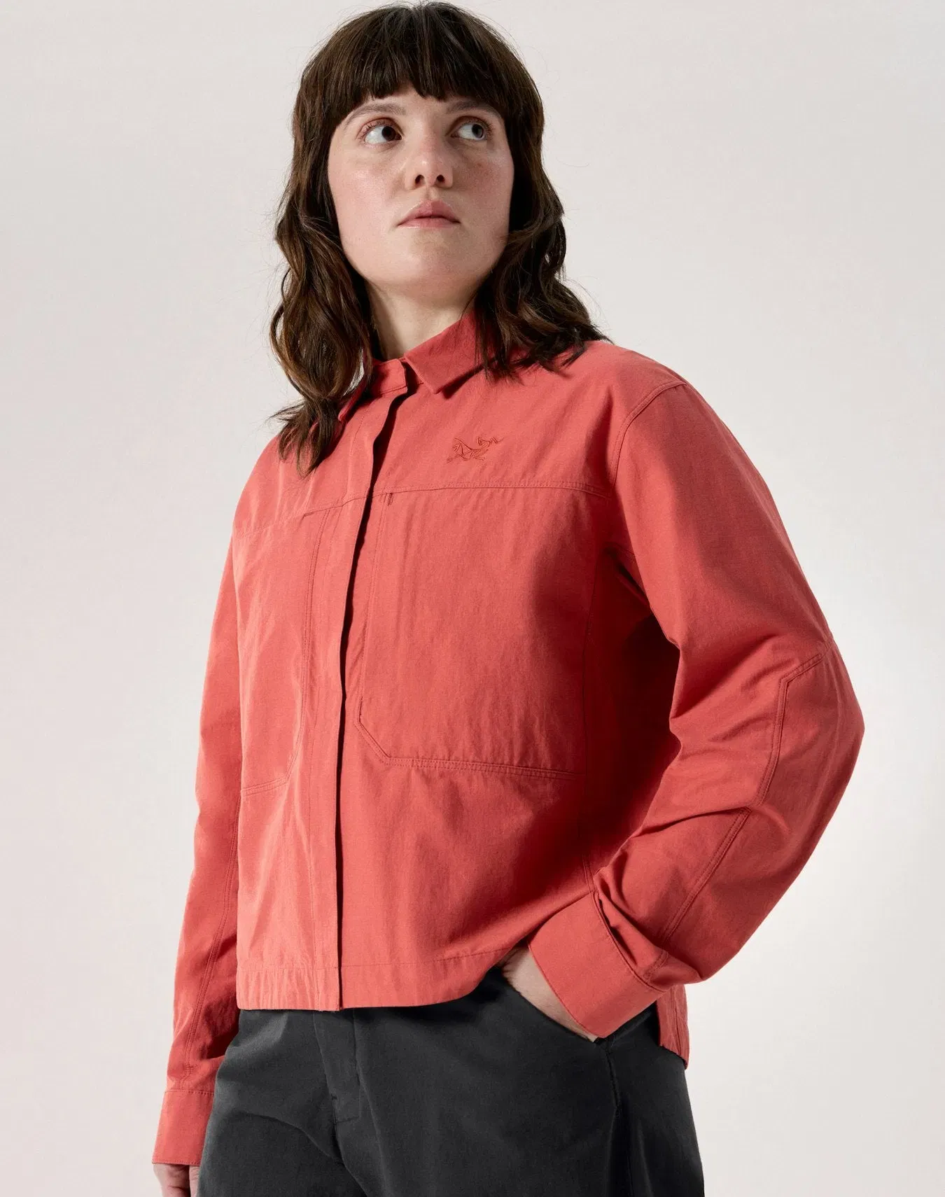 Arc'teryx Clarkia SL Cotton Overshirt Women's Stone Red