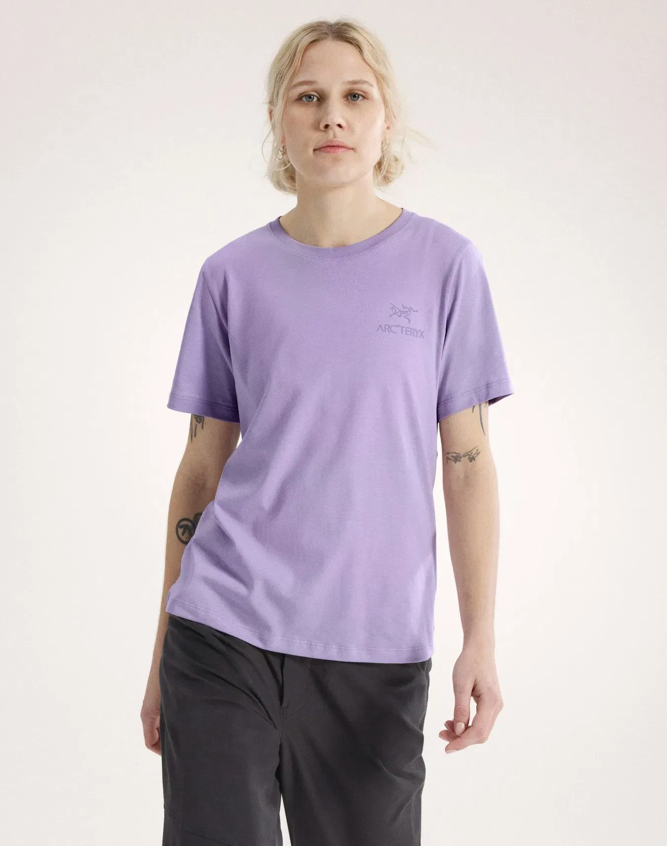 Arc'teryx Kragg SL Cotton Emblem Crew Shirt SS Women's Mallow