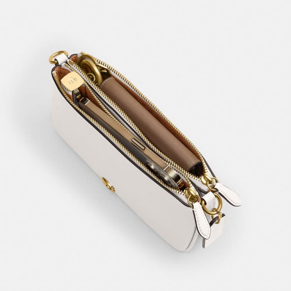 Coach Audrey Crossbody Bag Brass Chalk