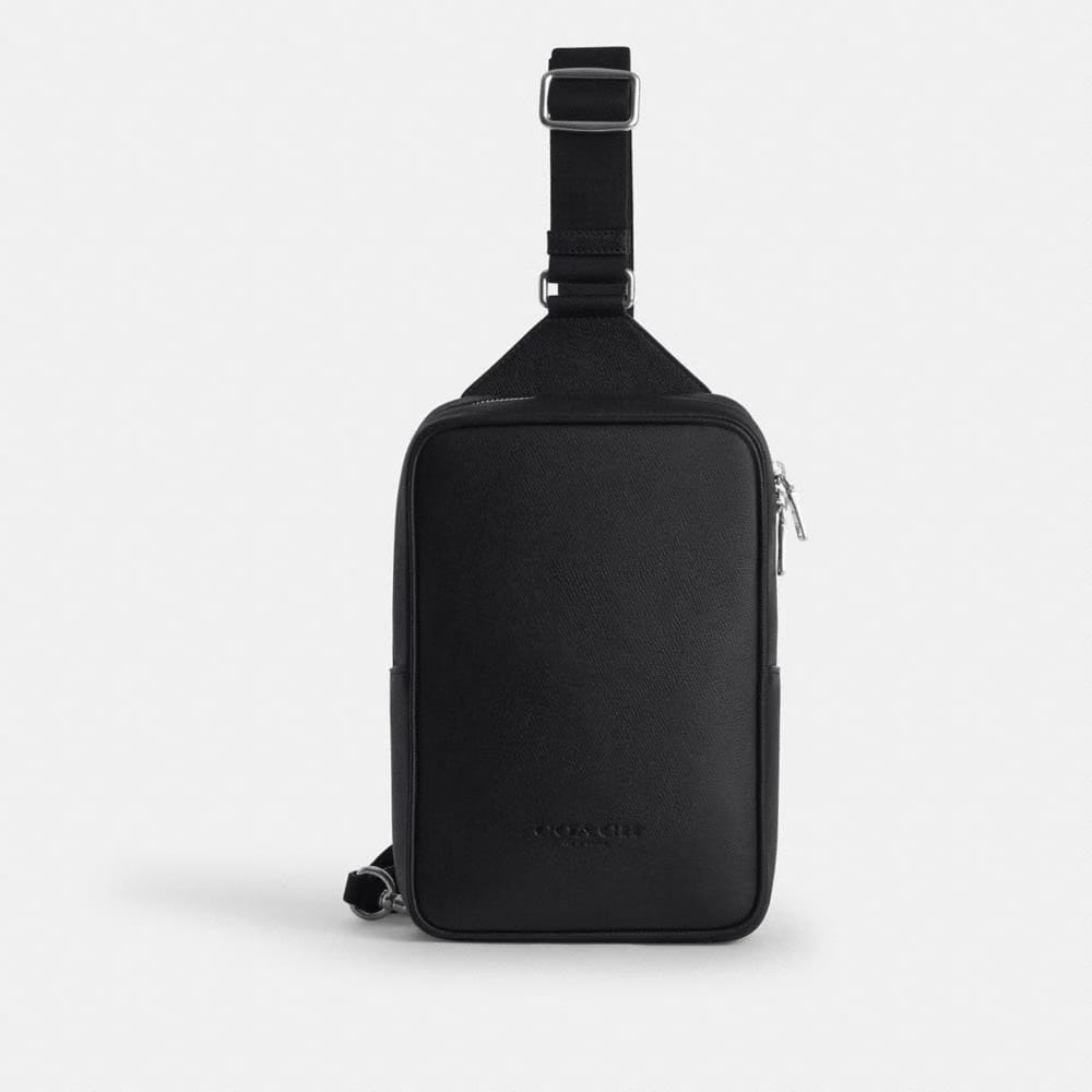 Coach Ray Pack 17 Silver Black