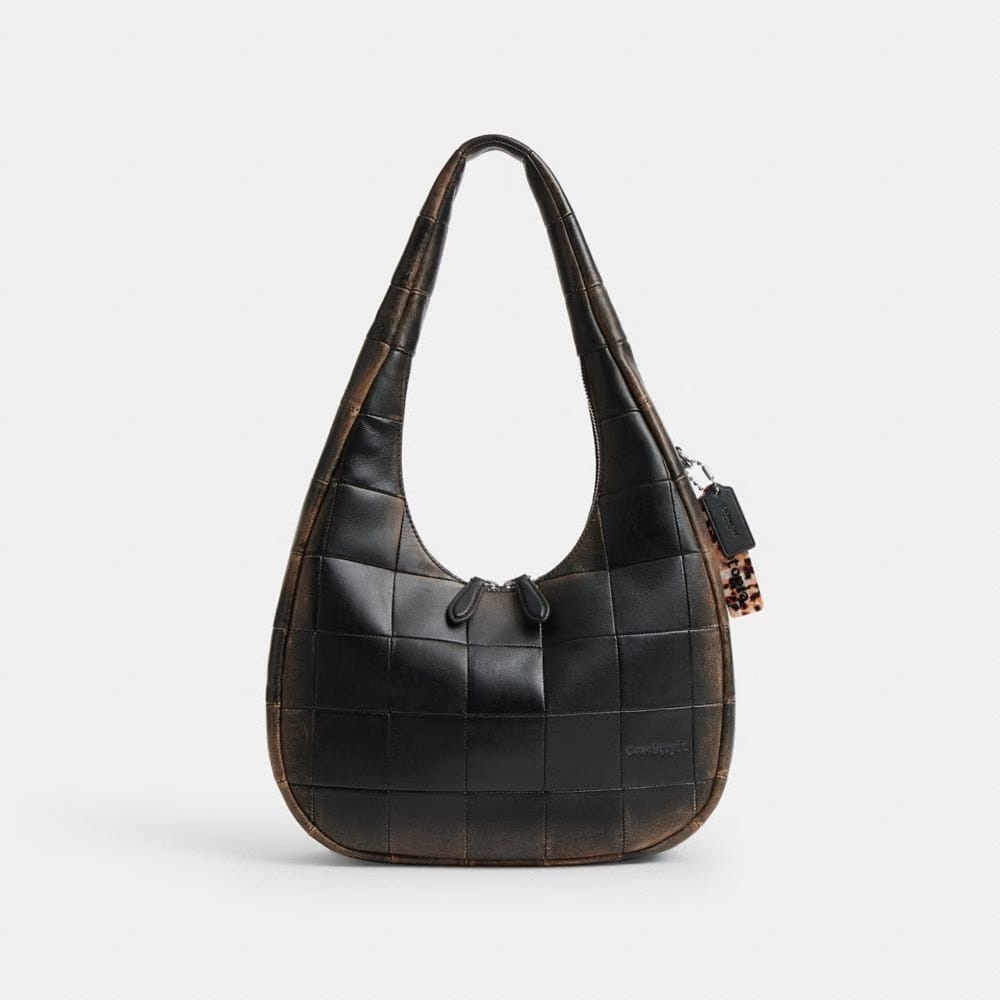 Coach Alter/Ego Crescent Shoulder Bag Black Brown