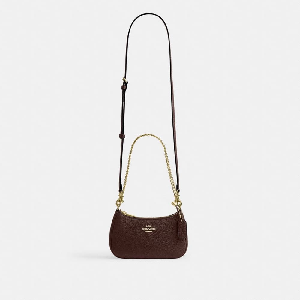 Coach Teri Mini Crossbody Bag Gold Maple