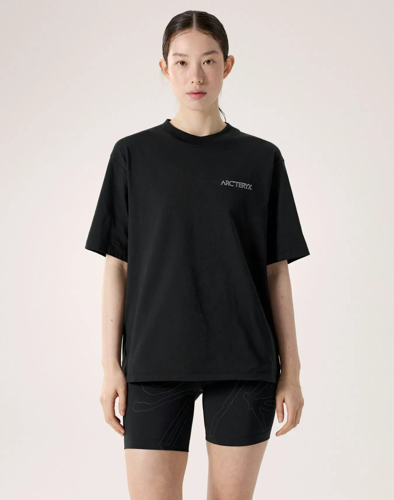 Arc'teryx Subida SS T-Shirt Women's Black Arctic Silk