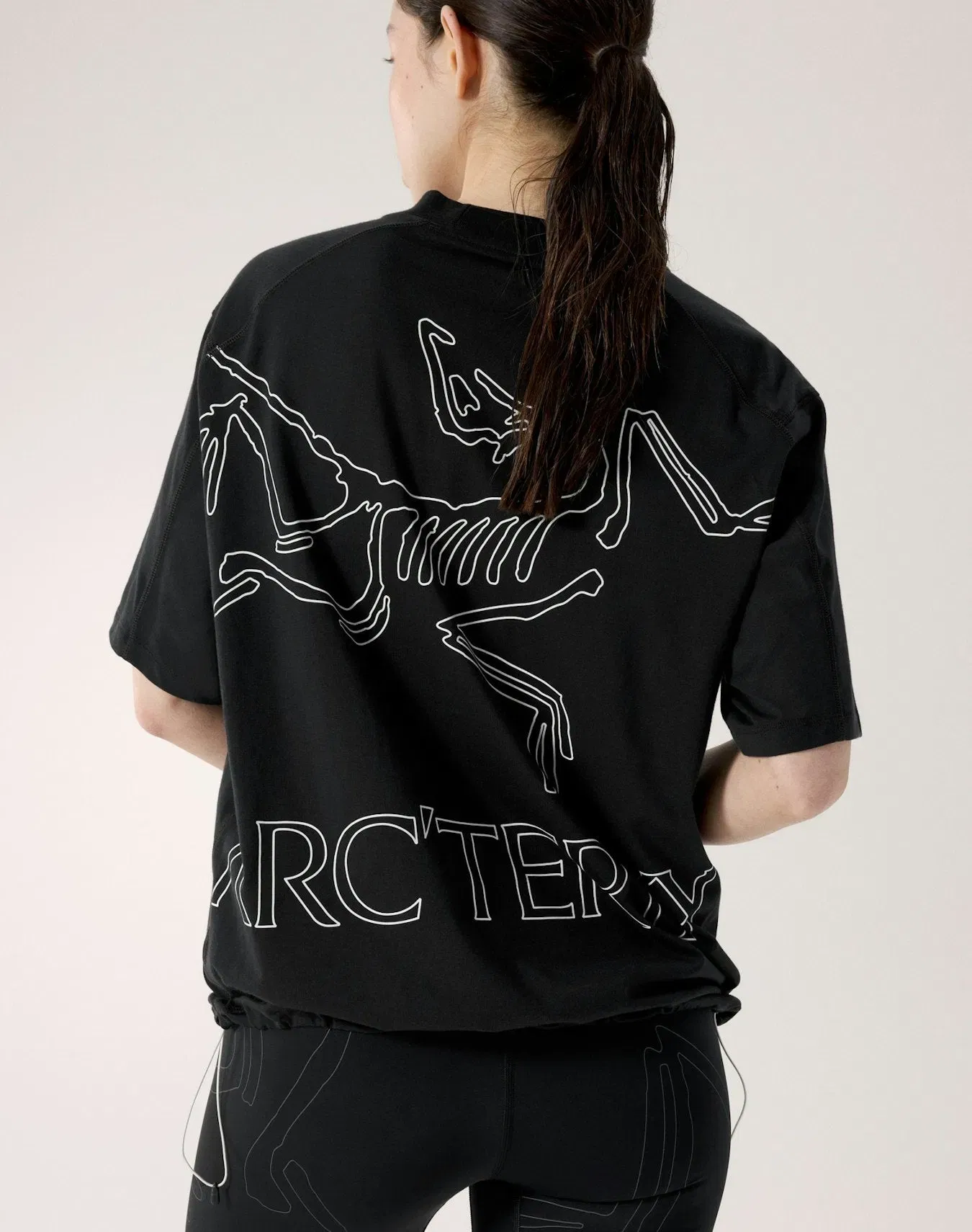 Arc'teryx Subida SS T-Shirt Women's Black Arctic Silk