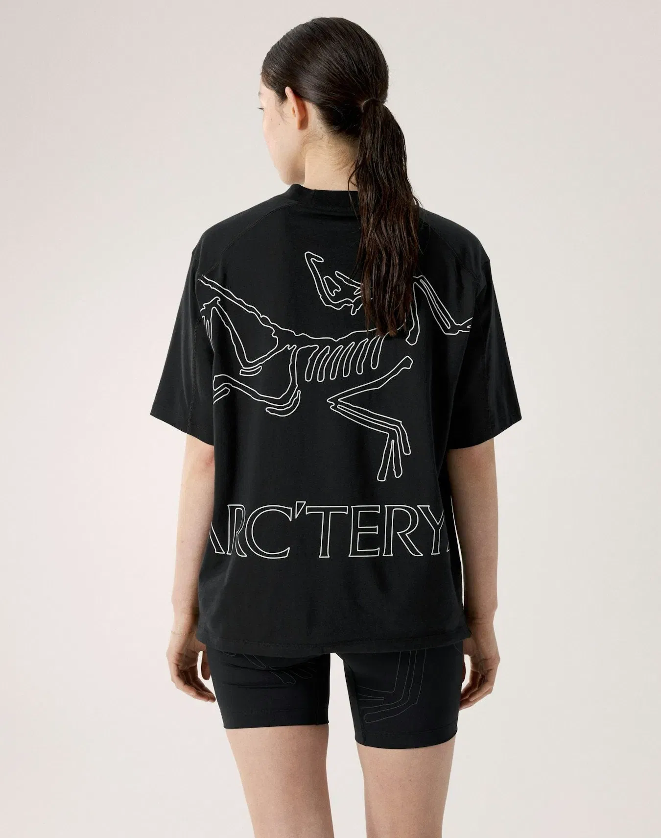 Arc'teryx Subida SS T-Shirt Women's Black Arctic Silk