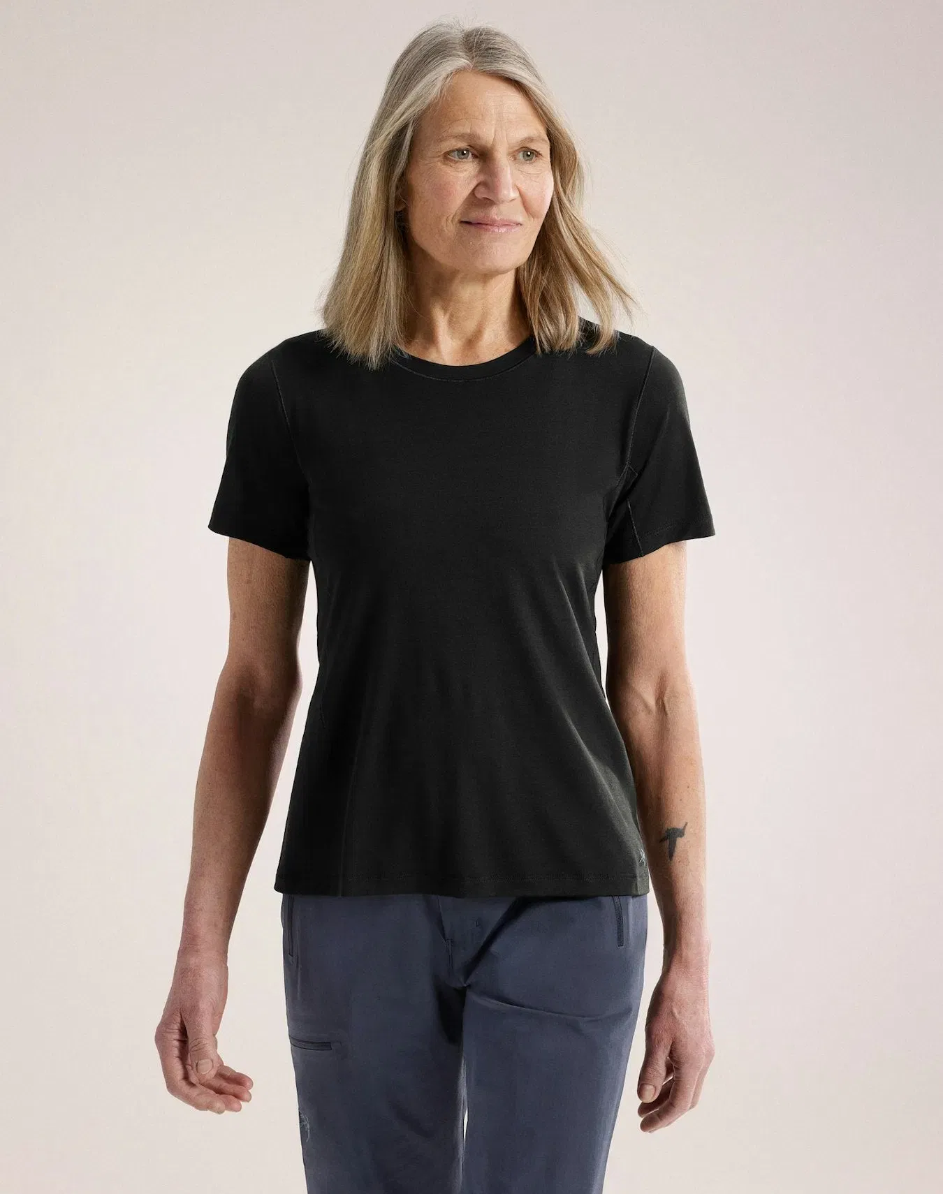 Arc'teryx Lana Merino Wool Crew Shirt SS Women's Black