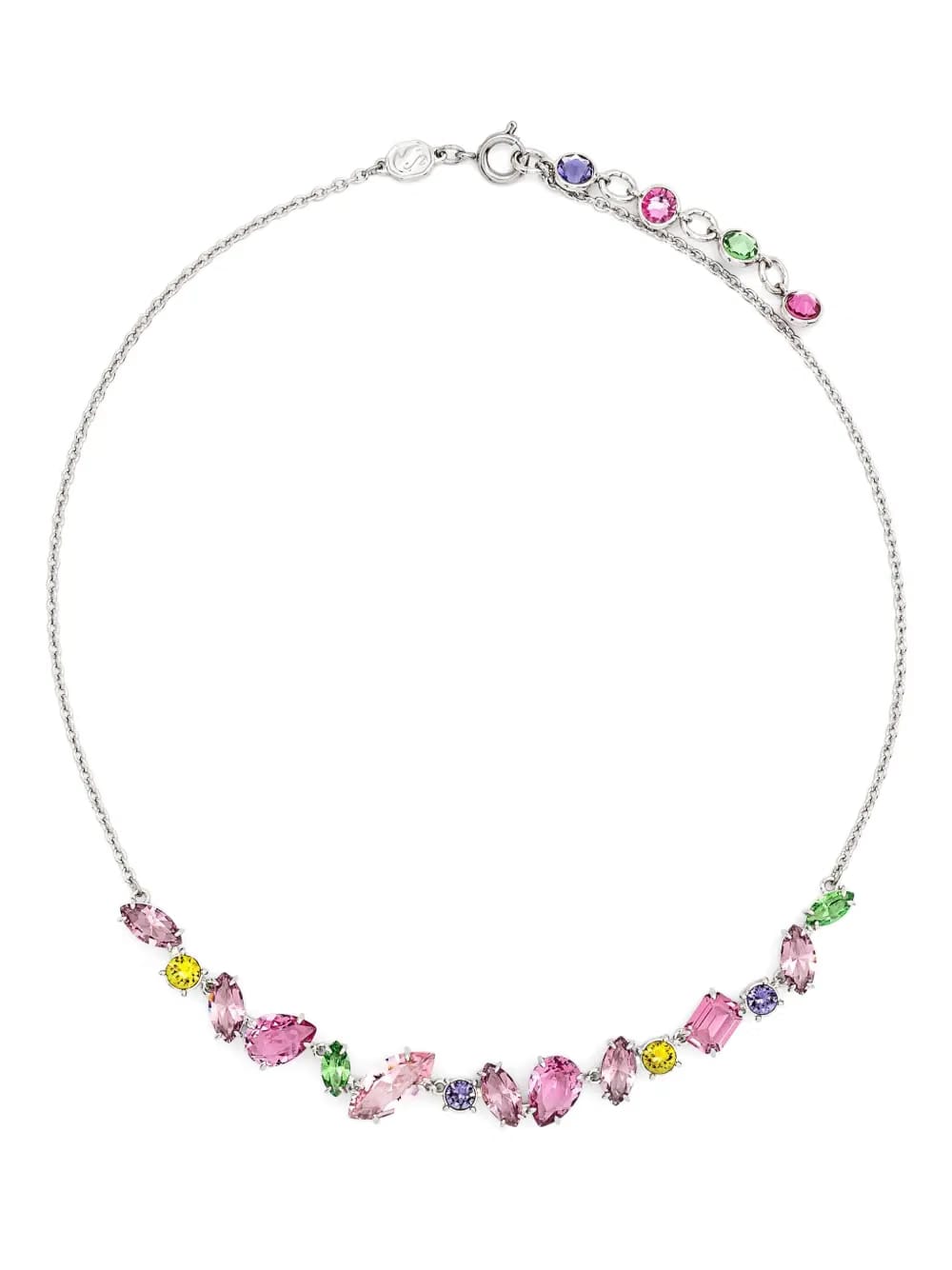 Gema mixed-cuts crystal necklace