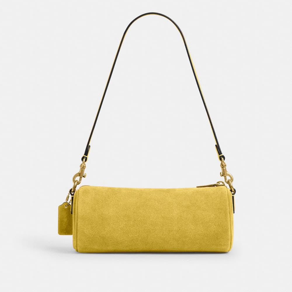 Coach Barrel Bag Brass Light Citron