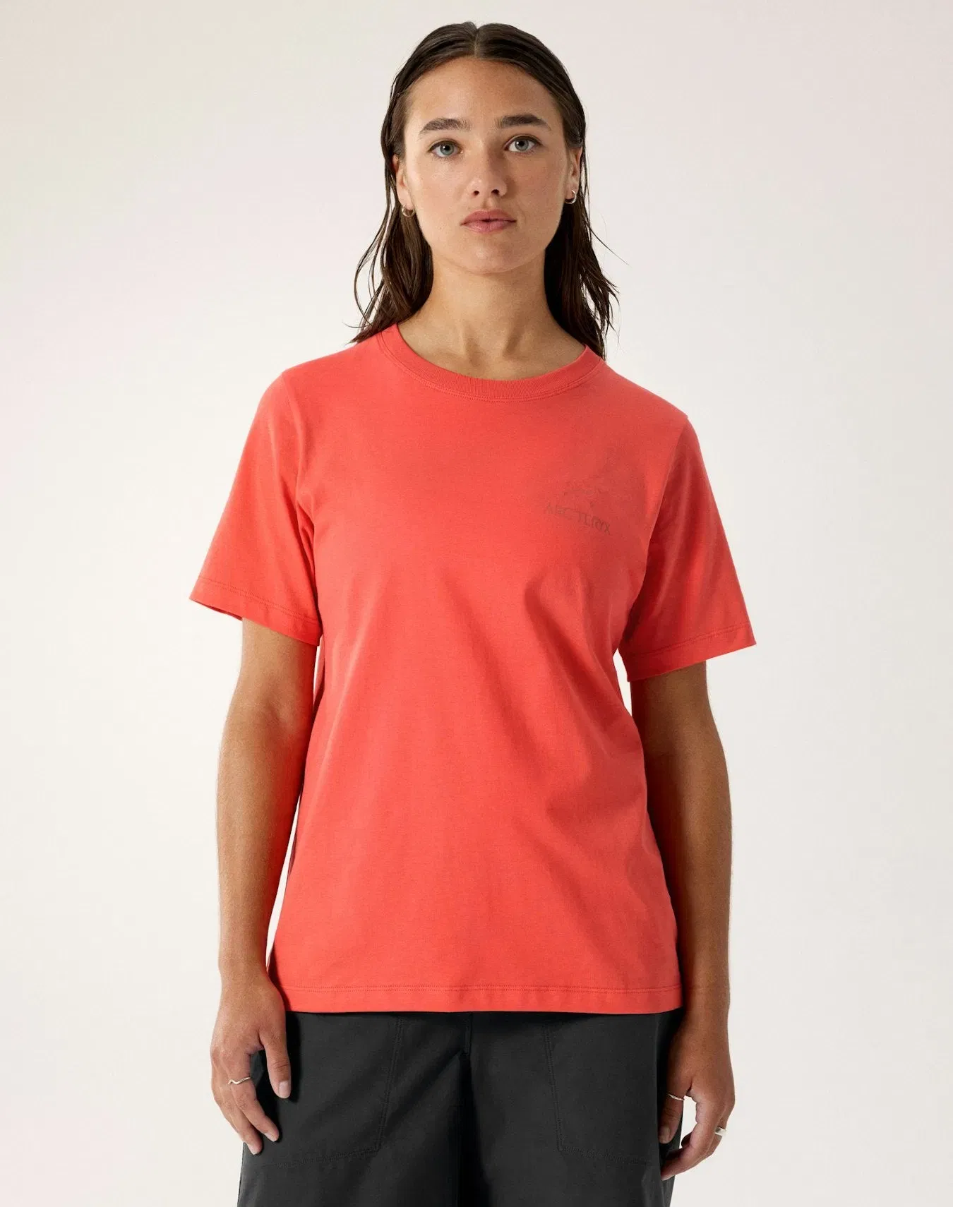 Arc'teryx Kragg SL Cotton Emblem Crew Shirt SS Women's Dk Reef