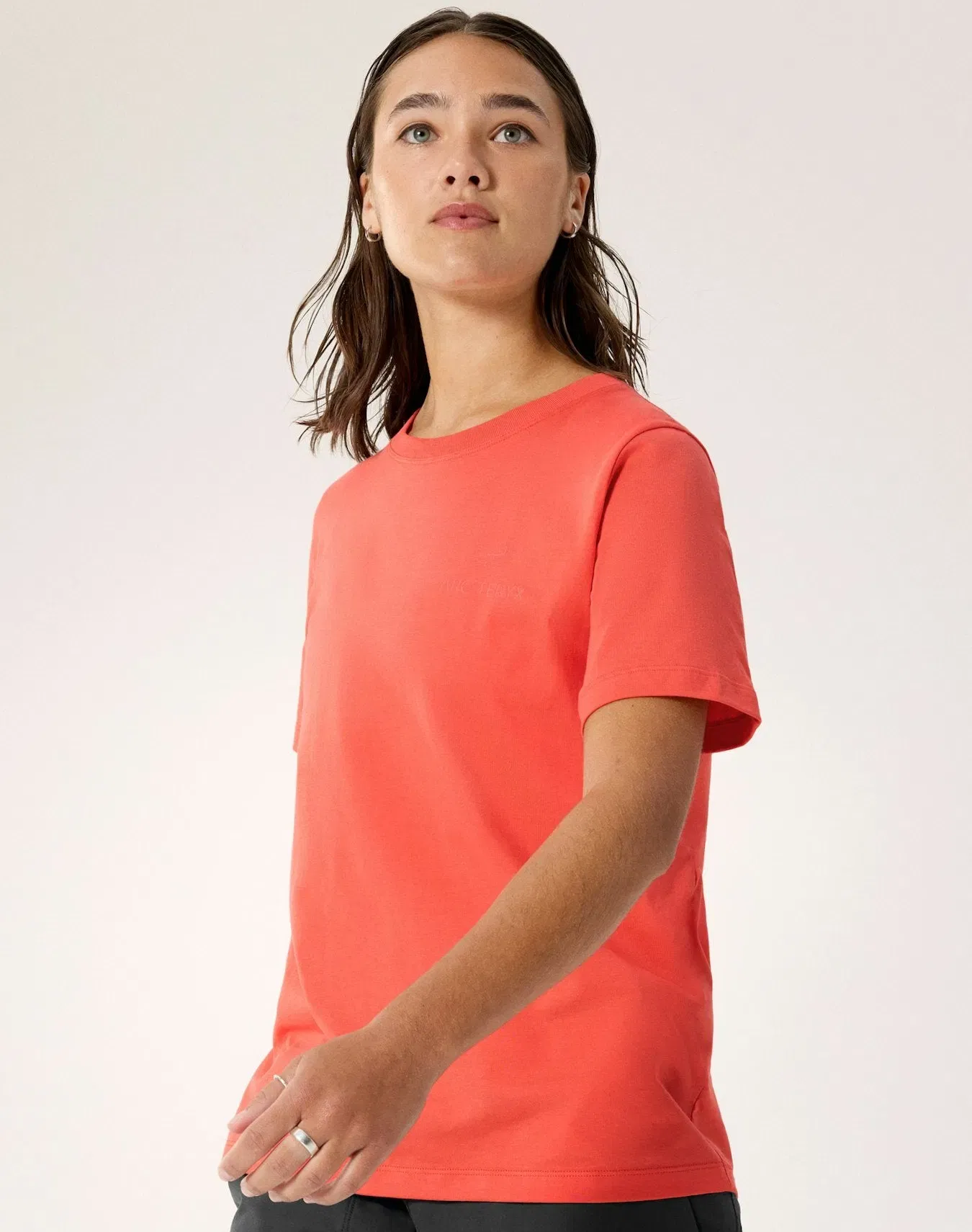 Arc'teryx Kragg SL Cotton Emblem Crew Shirt SS Women's Dk Reef