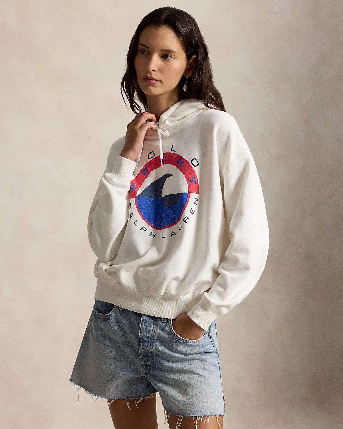 Ralph Lauren WaveLogo Fleece Hoodie