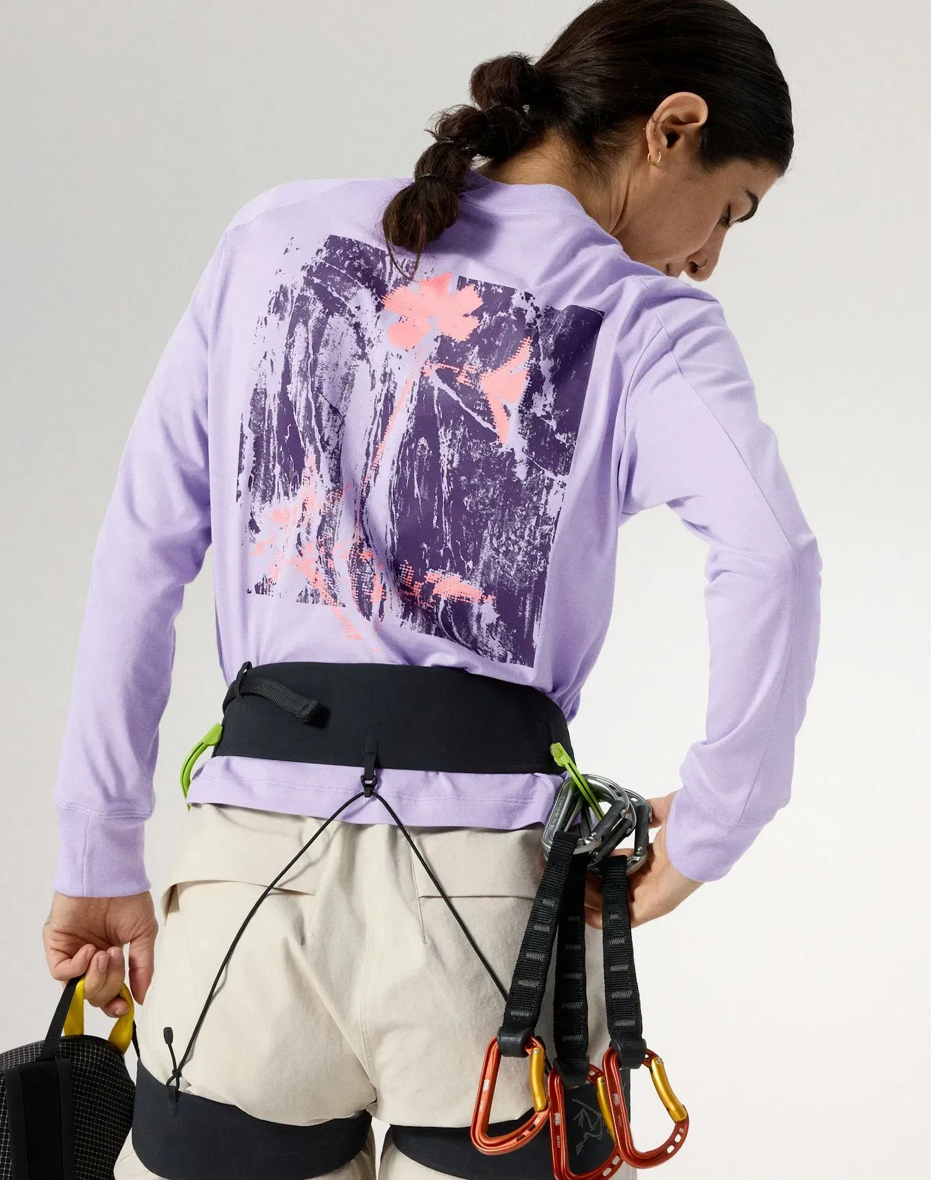 Arc'teryx Kragg SL Cotton Bloom Crew Shirt LS Women's Mallow