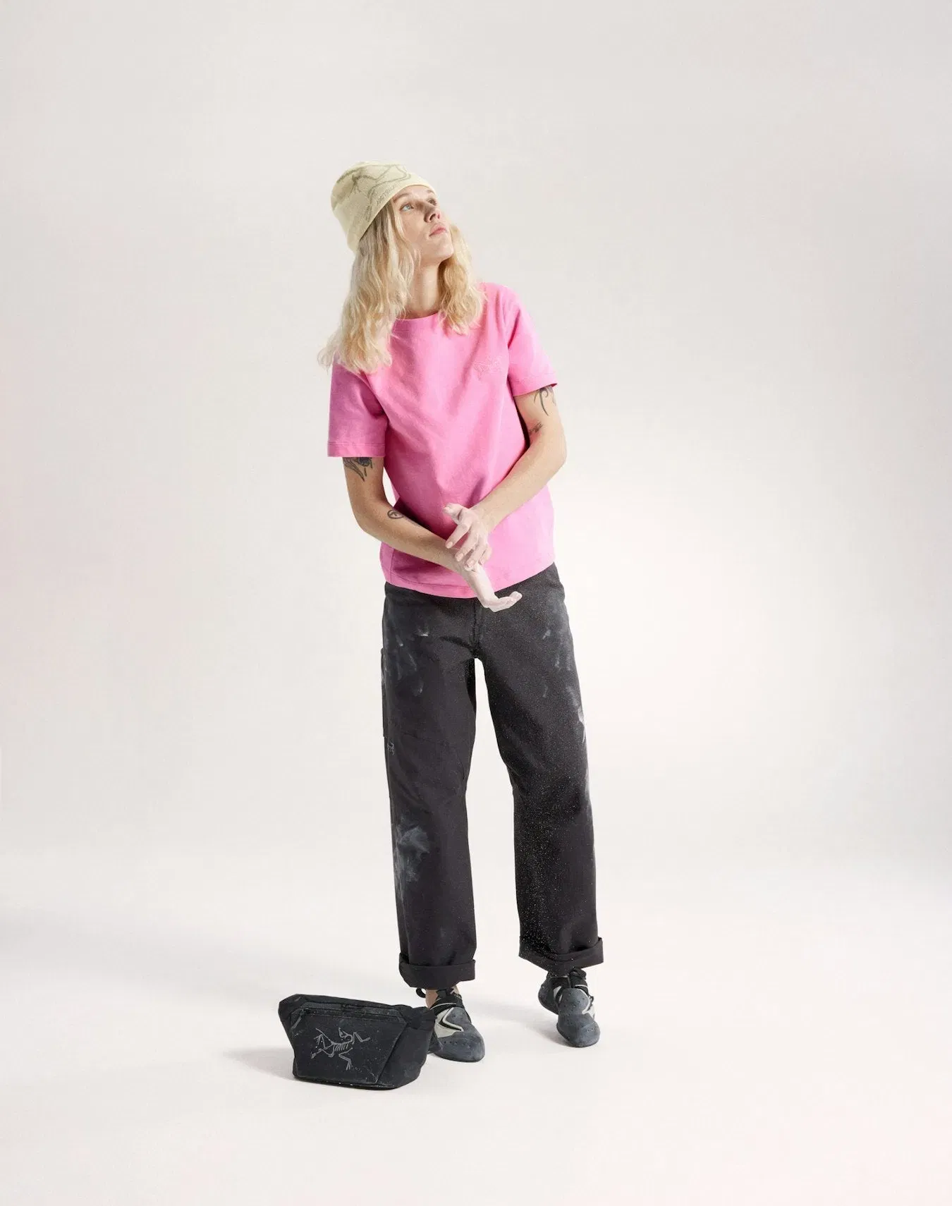 Arc'teryx Kragg Cotton Little Bird Crew Shirt SS Women's Pineberry