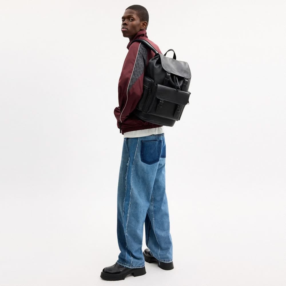 Coach Sprint Backpack Matte Black Black
