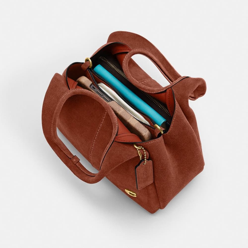 Coach Lana Shoulder Bag 23 Brass Clay