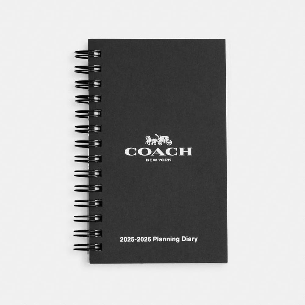 Coach 2025   2026 3 X5 Spiral Diary Book Multi