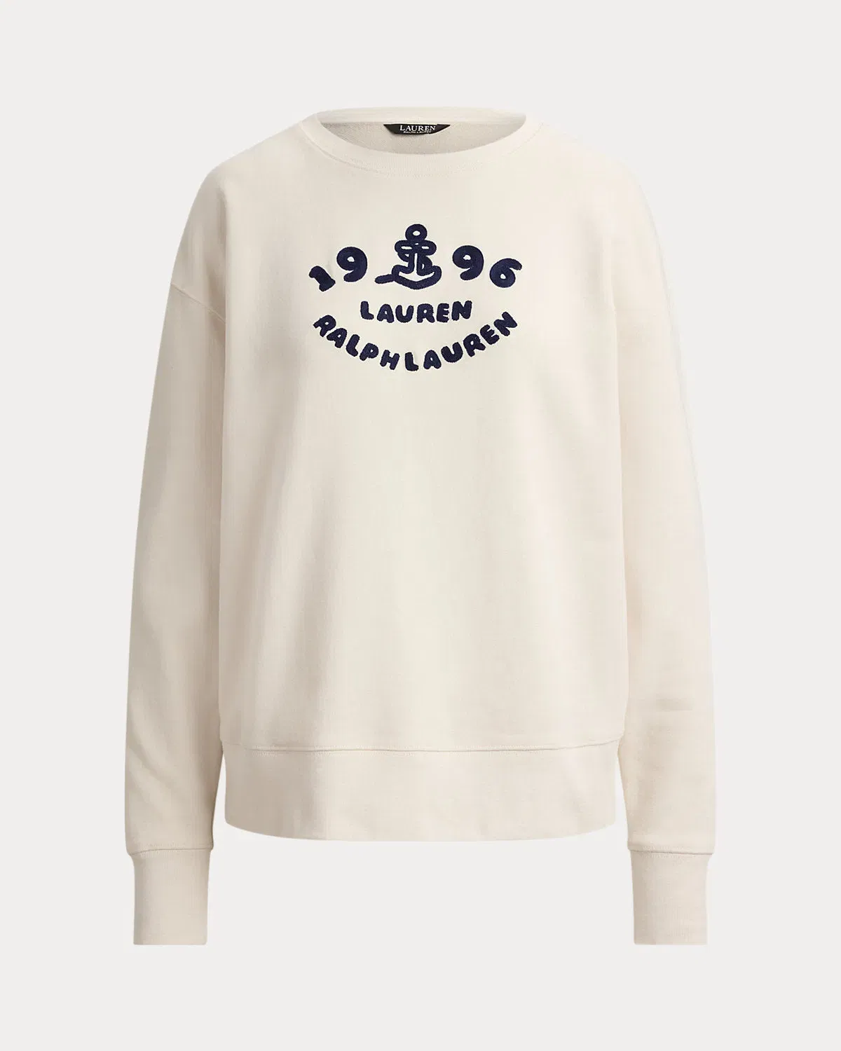 Ralph Lauren AnchorLogo Cotton French Terry Pullover