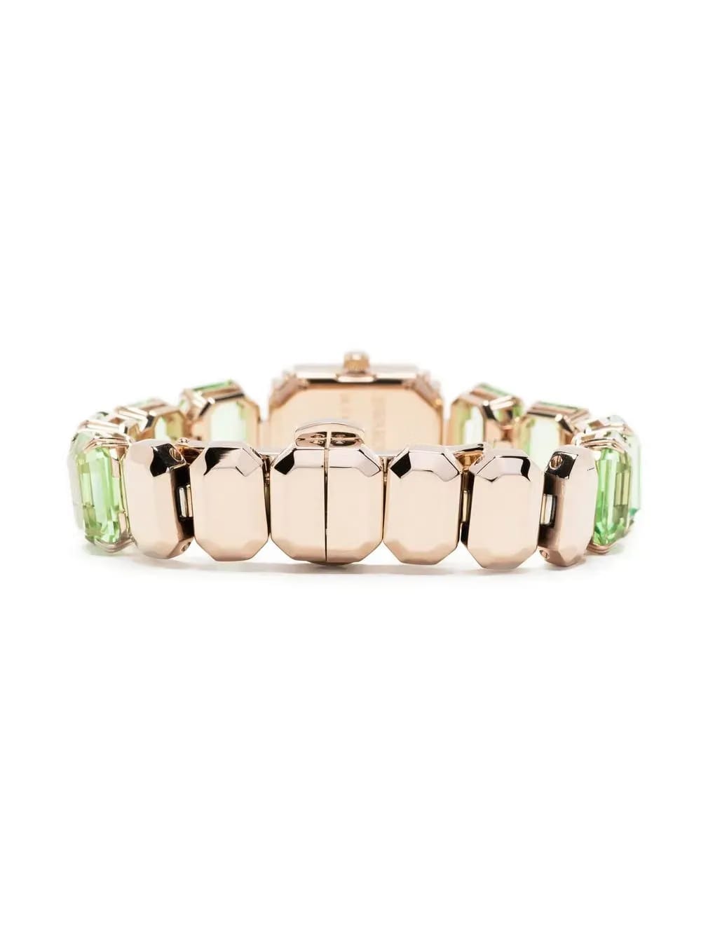 Octagon cut bracelet watch