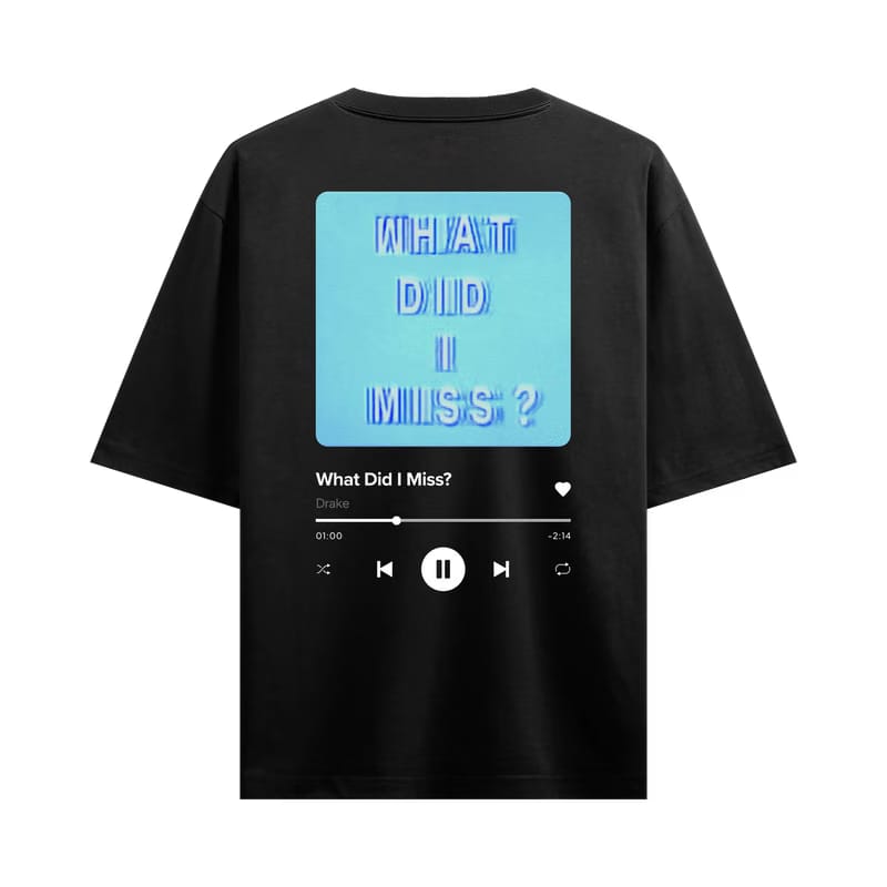 Myugen Iceman Oversized T-Shirt Black