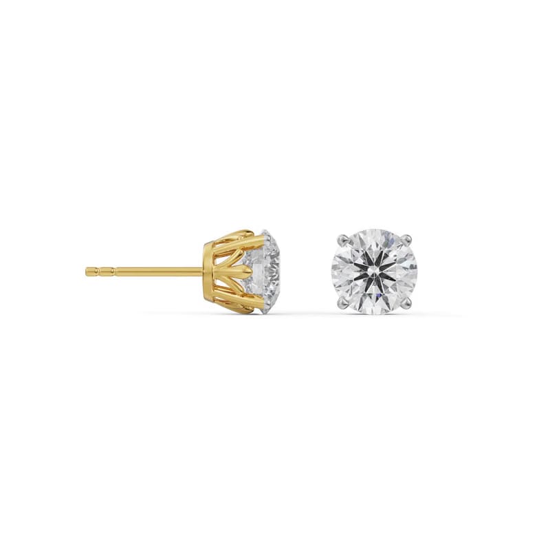 0 5 CT Classic Round Lab Diamond Studs_in-stock
