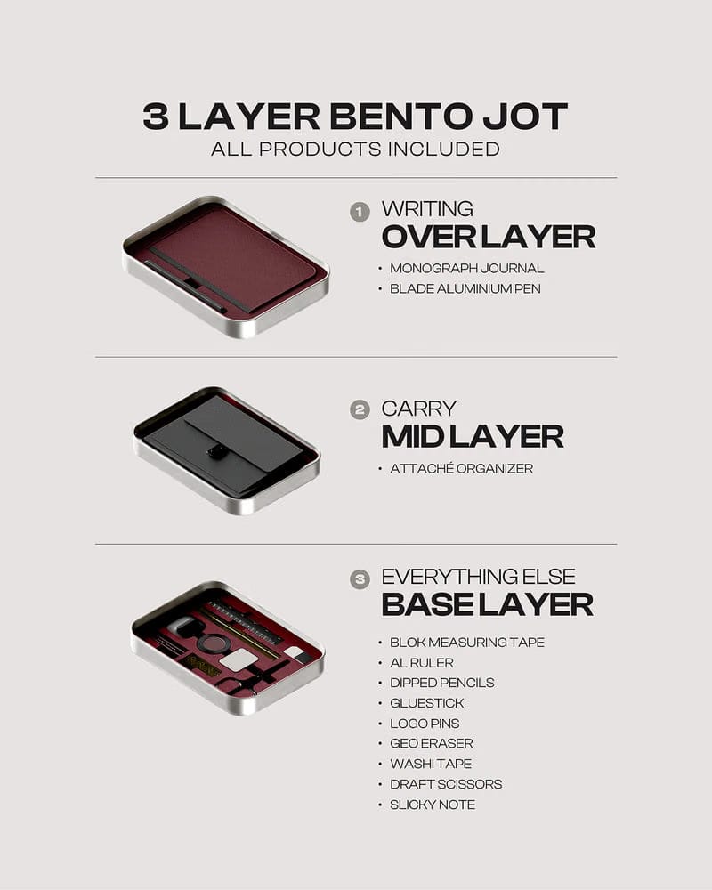 BENTO JOT 3 LAYER