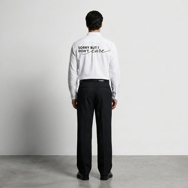 Care Be Autyst White Shirt