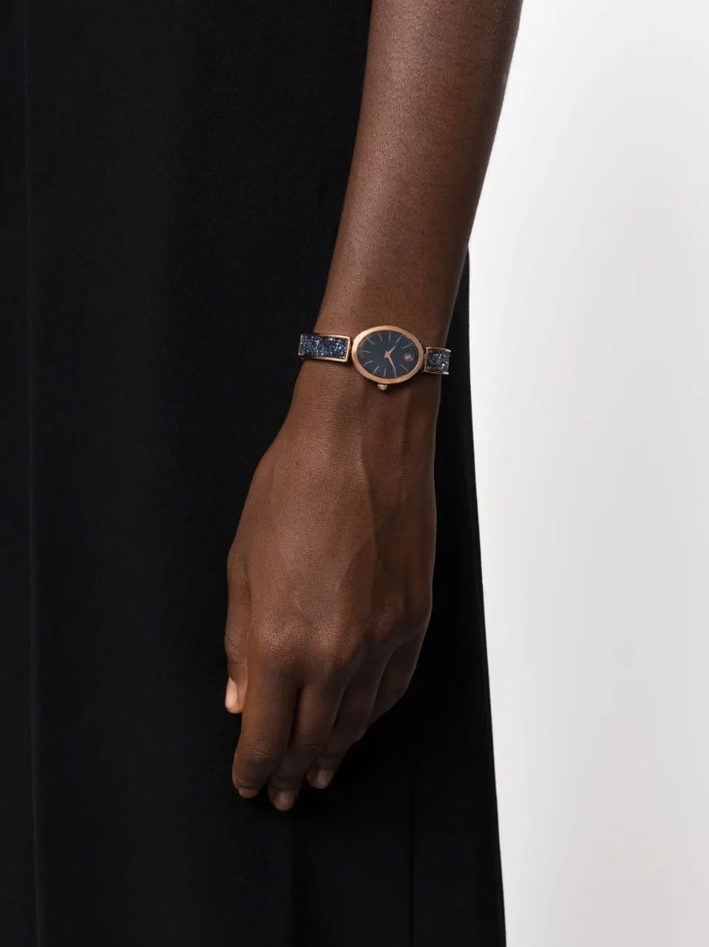 Crystal Rock oval watch