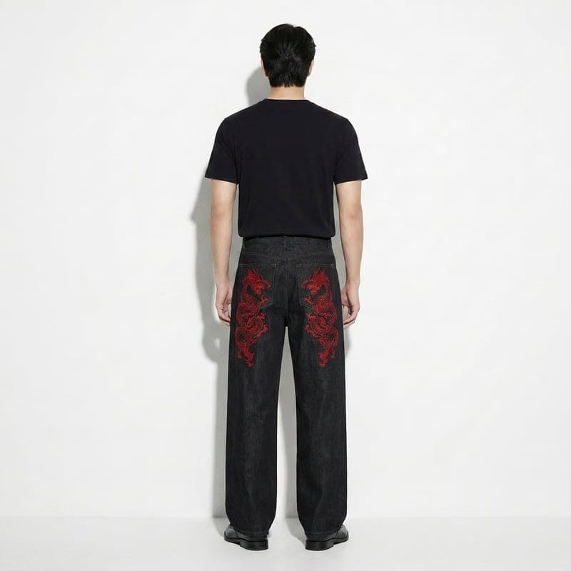 Inferno Pair Be Autyst Black Contrast Denim