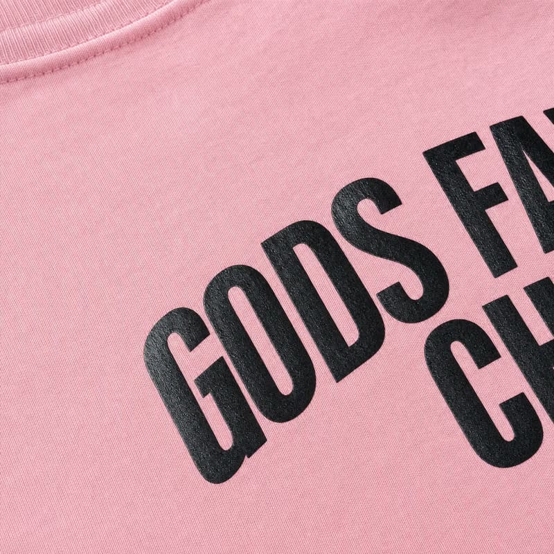 God's Favourite Child T-Shirt Pink