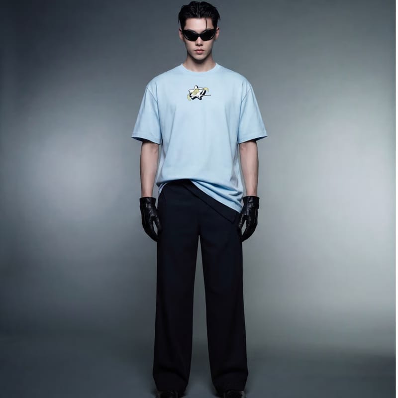 No Risk No Profit Ice Blue T-Shirt
