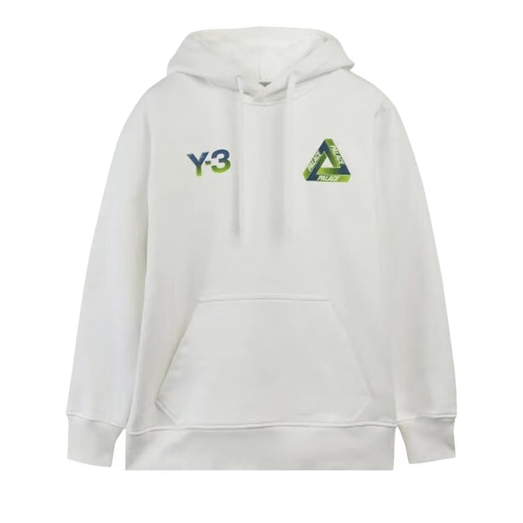 Y-3 x Palace Logo Hoodie White