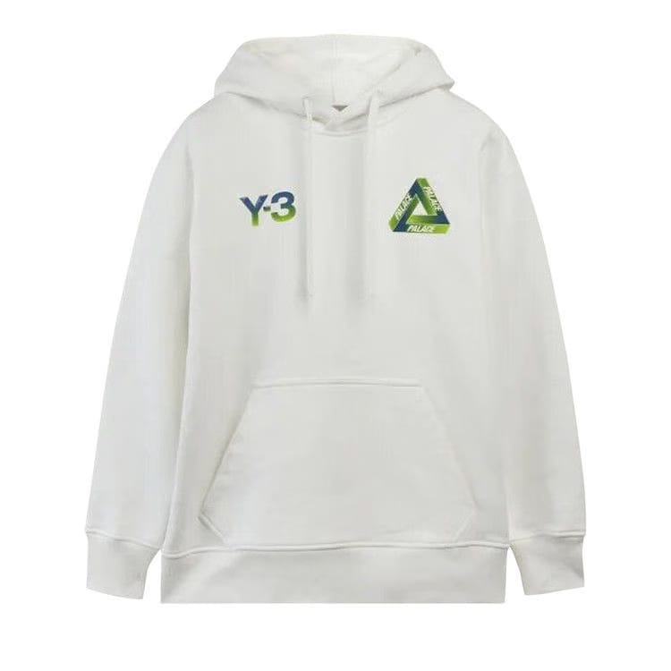 Y-3 x Palace Logo Hoodie White