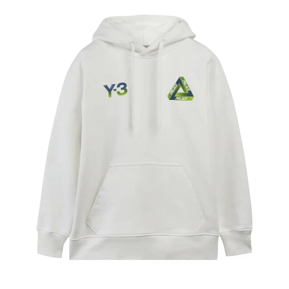Y-3 x Palace Logo Hoodie White