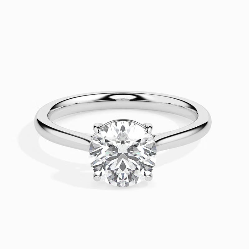Lab-Grown Classic Solitaire Diamond Ring