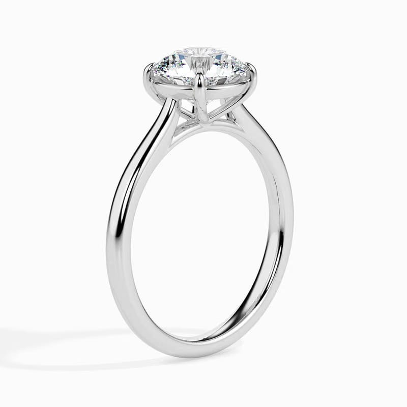 Lab-Grown Classic Solitaire Diamond Ring