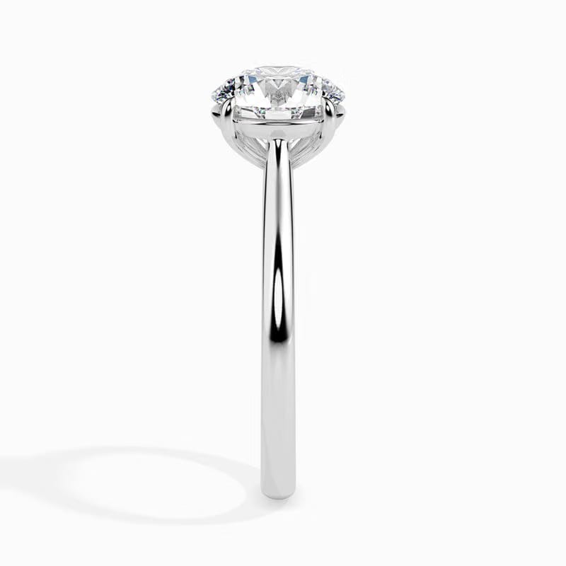 Lab-Grown Classic Solitaire Diamond Ring