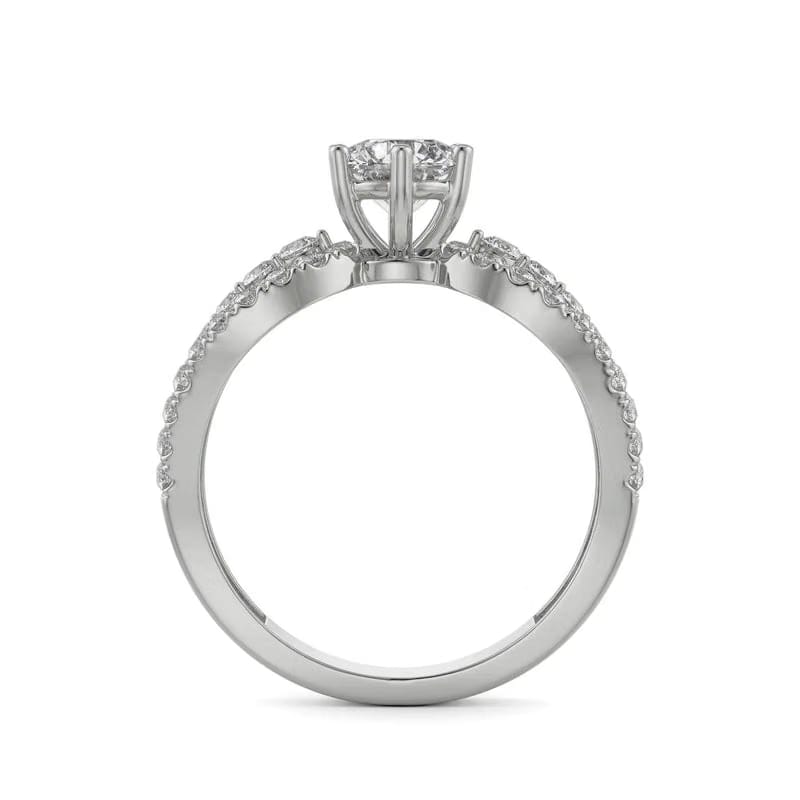 Queen Solitaire Lab Grown Diamond Ring