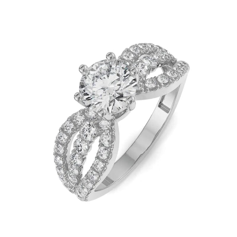 Queen Solitaire Lab Grown Diamond Ring 9KT