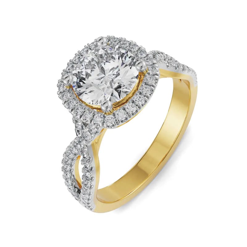 Round Infinity Lab Grown Diamond Ring