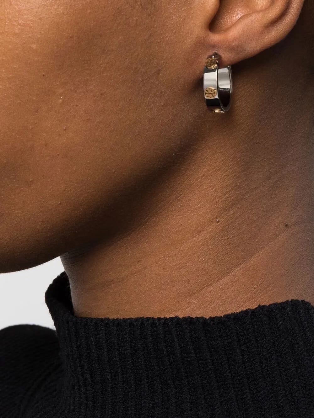 Miller stud hoop earrings